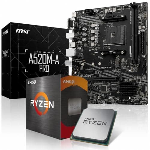 Aufrüst-Kit Bundle Ryzen 5 5500 Prozessor, A520M Pro Mainboard (zusammengebaut inkl. Bios Update + Funktionskontrolle) Bild 3