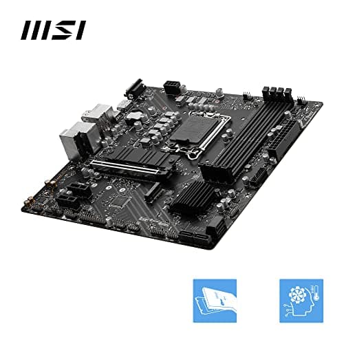 MSI PRO B760M-P DDR4 Mainboard, Unterstützt Intel 12., 13. & 14. Gen Core Prozessoren, LGA 1700, DDR4 Memory Boost 4800+MHz/OC, PCIe 4.0 x16 Slot, M.2 Gen4 Slots, Micro-ATX,divers,M-ATX Bild 7