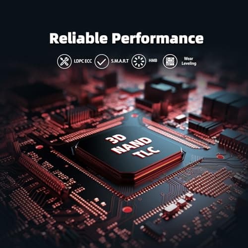 KingSpec NX-2280 512GB SSD NVMe M.2 PCIe 3.0 Gen 3x4 Gaming Solid State Drive, Up to 3500MB/s Read, 3D NAND Flash Internal SSD for Desktop/Laptop Bild 6
