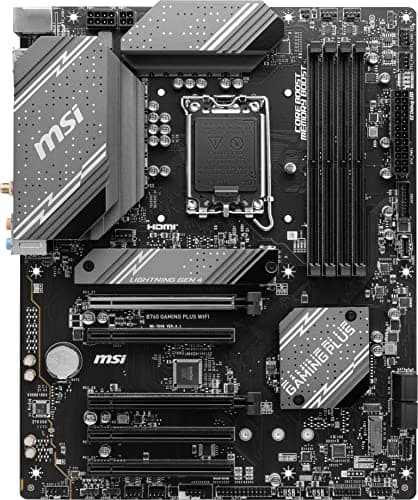 MSI B760 Gaming Plus WiFi Gaming Motherboard (unterstützt Intel Prozessoren der 12. / 13. Generation, LGA 1700, DDR5, PCIe 4.0, M.2, 2,5 Gbit/s LAN, USB 3.2 Gen2, Wi-Fi 6E, ATX) Bild 4
