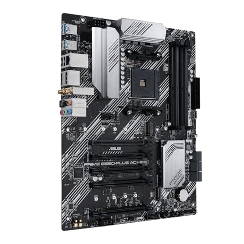 ASUS Prime B550-PLUS AC-HES: AMD AM4 Sockel, PCIe 4.0, Dual M.2, WLAN 5, 1 GB LAN, ATX Motherboard Bild 4