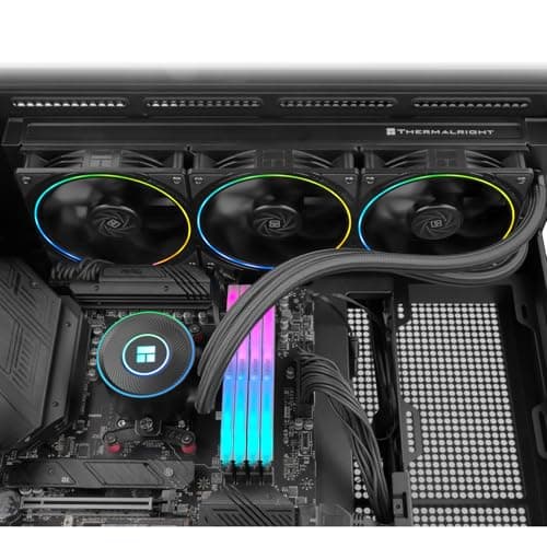 Thermalright TR Aqua Elite 360 V5 ARGB Black CPU-Flüssigkeitskühler, 360mm Radiator, Pumpengeschwindigkeit 2800 U/min, Kompatibel mit AM4/AM5, Intel LGA1150/1151/1200/1851/1700 Bild 7