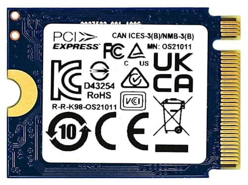 Kingston 512GB M.2 2230 PCIe Gen 4.0x4 NVMe SSD TLC NAND (Speeds up to 4700 MB/s) OM3PGP4512Q-A0 Compatible with Steam Deck Surface Ally Mini PCs Bild 4