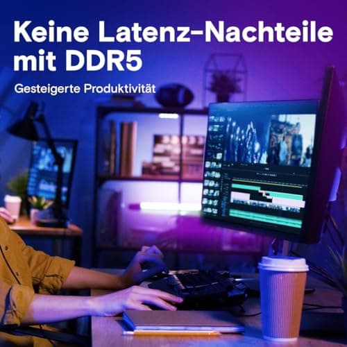 Crucial DDR5 RAM 64GB 5600MHz, PC Computer Arbeitsspeicher, (auch 5200MHz / 4800MHz) CL46 - CT64G56C46U5 5600MHz 64GB Bild 8