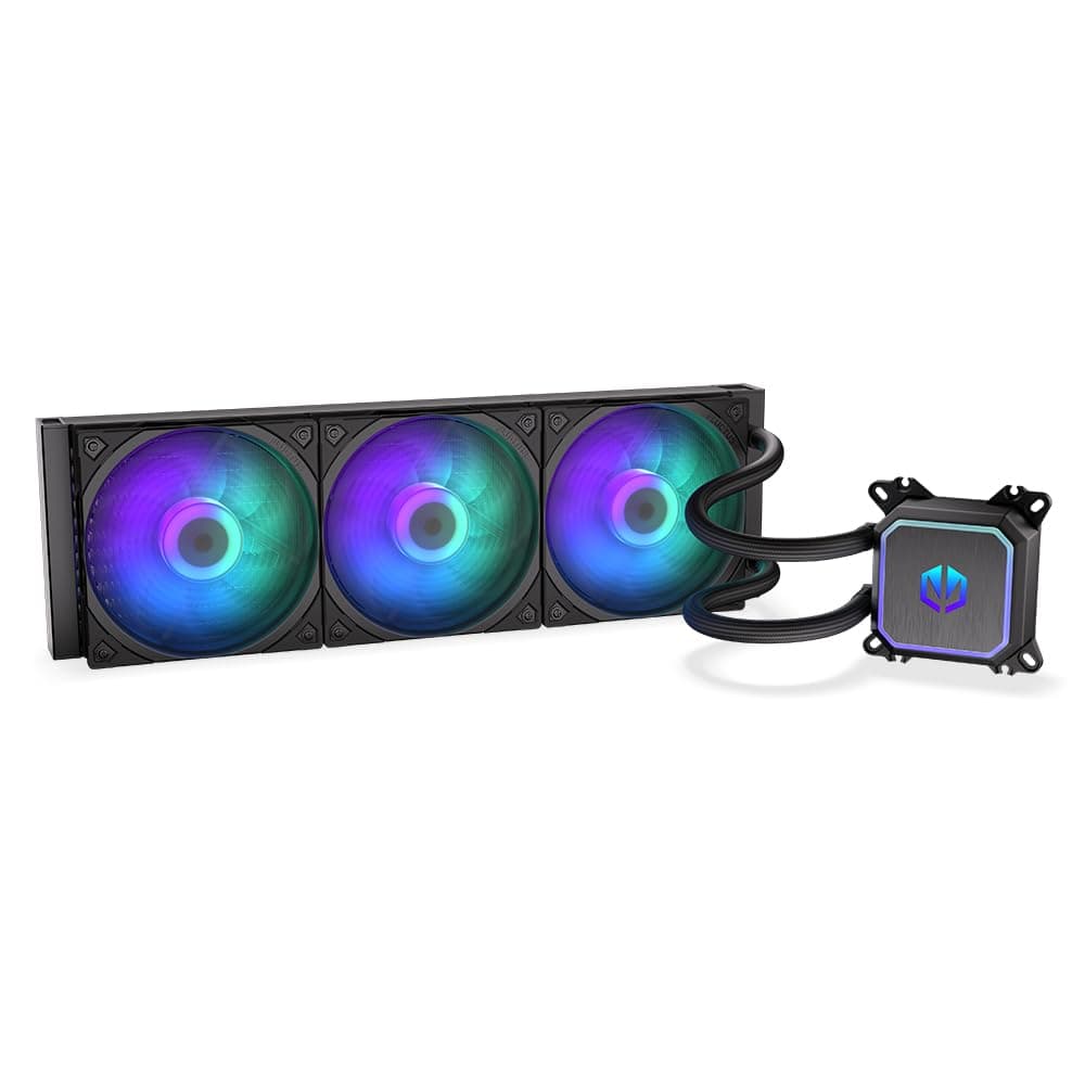 ENDORFY Navis F360 ARGB – AIO CPU-Wasserkühler, 360mm Radiator, PWM-Pumpe, 3x Fluctus 120 PWM ARGB Lüfter, Intel LGA 1700/1200/115x & AMD AM5/AM4