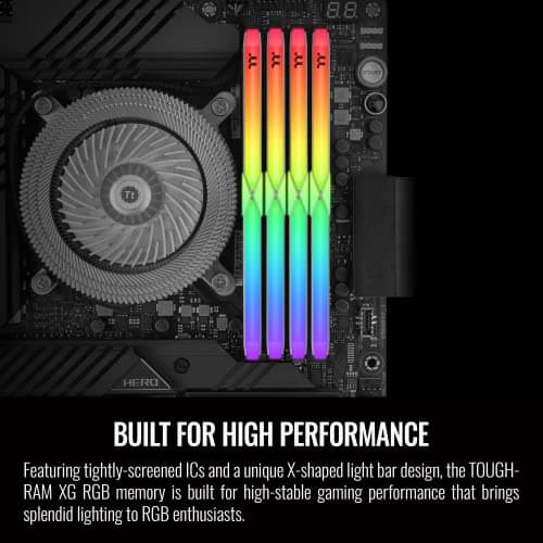 Thermaltake TOUGHRAM XG RGB Weiß DDR4 3600MHz 64GB C18 (32GB x 2) 16,8 Millionen Farben RGB Alexa/Razer Chroma/5V Motherboard Syncable RGB Speicher RG06R432GX2-3600C18B Weiß 3600MHz (2x32GB) Bild 6
