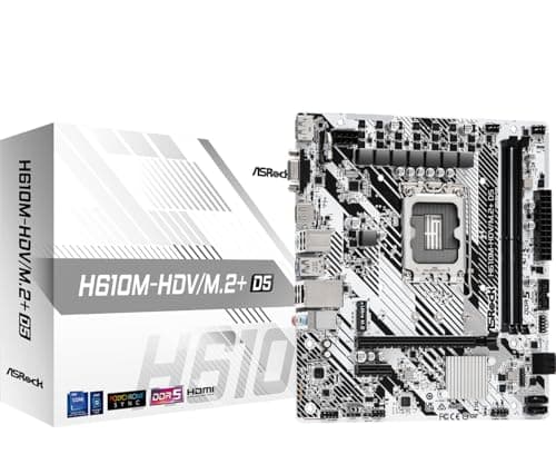 Carte+M%C3% A8re+ASRock+H610M-HDV%2FM.2%2B+DDR5+%28Intel+LGA+1700%29+Micro+ATX