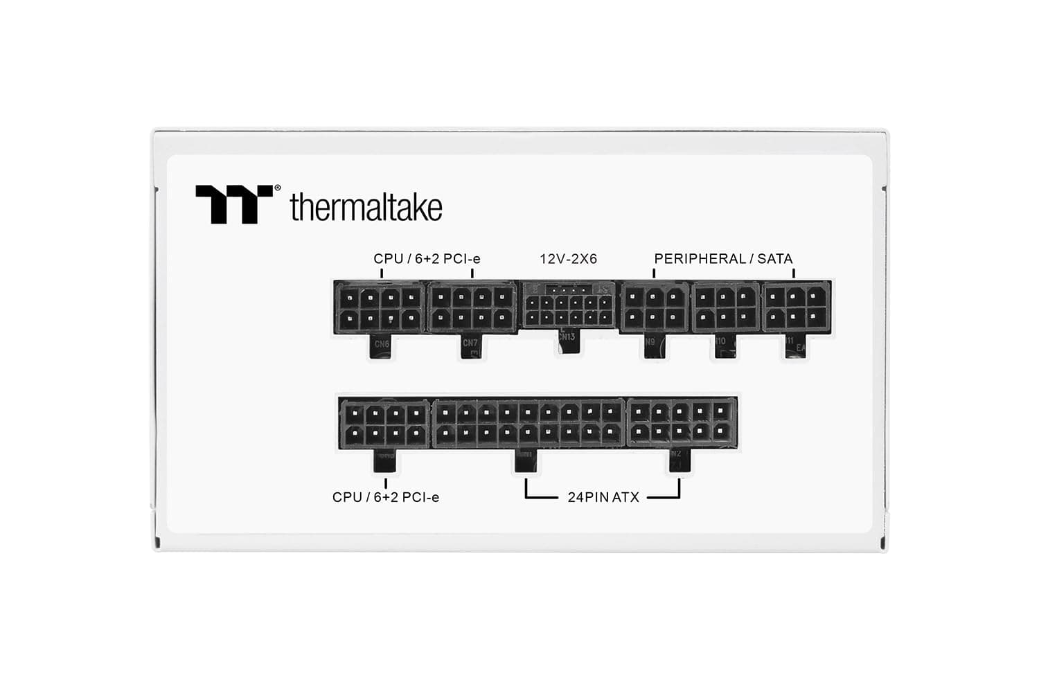 Toughpower GF A3 850W | PC-ATX-3.1-Netzteil | PCIe Gen 5.1 | 80-Plus-Gold | voll-modular | leiser 140 Lüfter | EU Zertifiziert | Snow Edition Bild 3