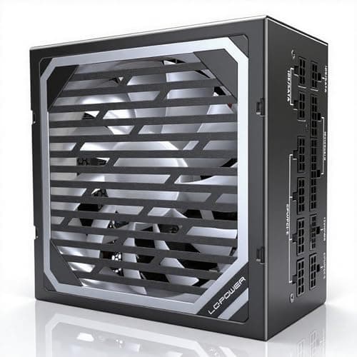 LC-POWER Super Silent Modular 850W Netzteil PC, 80 Plus Gold, ATX 3.0, PCIe 5.0, Voll Modular, 135mm Lüfter, Leise Gaming Netzteil, PC Gaming Netzteil 850 Watt - Schwarz(LC6850M-V3.0) Gold 850W V3.0 Bild 3