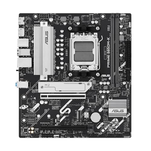 ASUS Prime B850M-K Gaming Mainboard Sockel AMD AM5 (Ryzen 9000, DDR5 Speicher, 2X M.2, PCIe 5.0, BIOS Flashback, Aura Sync) Bild 6
