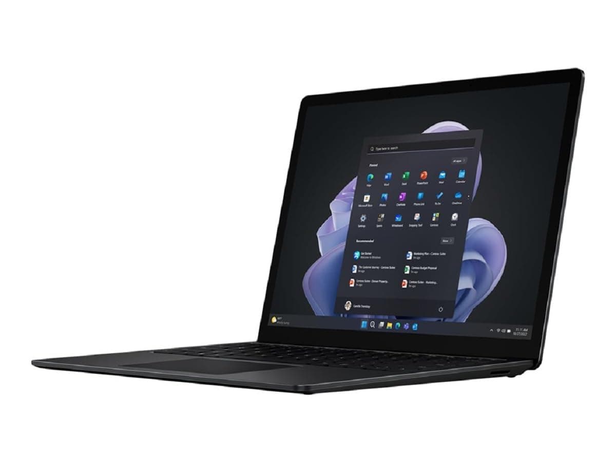 Microsoft Surface Laptop 5, 13.5 inch (i5/8GB/512GB, Windows 11 Pro) Black DE, for Business