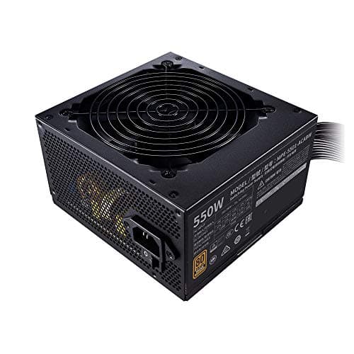 Cooler Master MWE 550 Bronze 230V V2, PC-Netzteil (EU-Stecker), 80 PLUS Bronze, temperaturempfindlichen HDB-Lüfter, DC-DC + LLC-Schaltung mit + 12V-Schiene, nicht modular Bild 4
