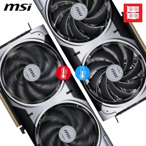 MSI GeForce RTX 5070 12G Ventus 2X OC - 12GB GDDR7 (28Gbps/192-bit), PCIe 5, Boost: 2542 MHz, HDMI 2.1b, DisplayPort 2.1b Bild 6