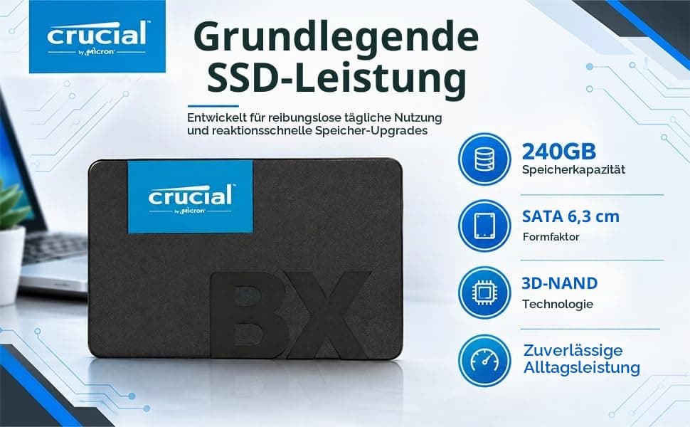 SSD 2.5`` 240GB Crucial BX500 Bild 7