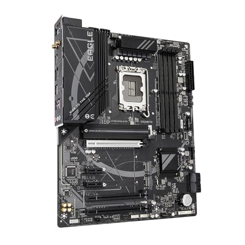 GIGABYTE Z790 Eagle AX Motherboard - Unterstützt Intel Core 14. Generation CPUs, 12+1+1 Phasen Digital VRM, bis zu 7600MHz DDR5 (OC), 3xPCIe 4.0 M.2, Wi-Fi 6E, 2.5GbE LAN, USB 3.2 Gen 2 Bild 6