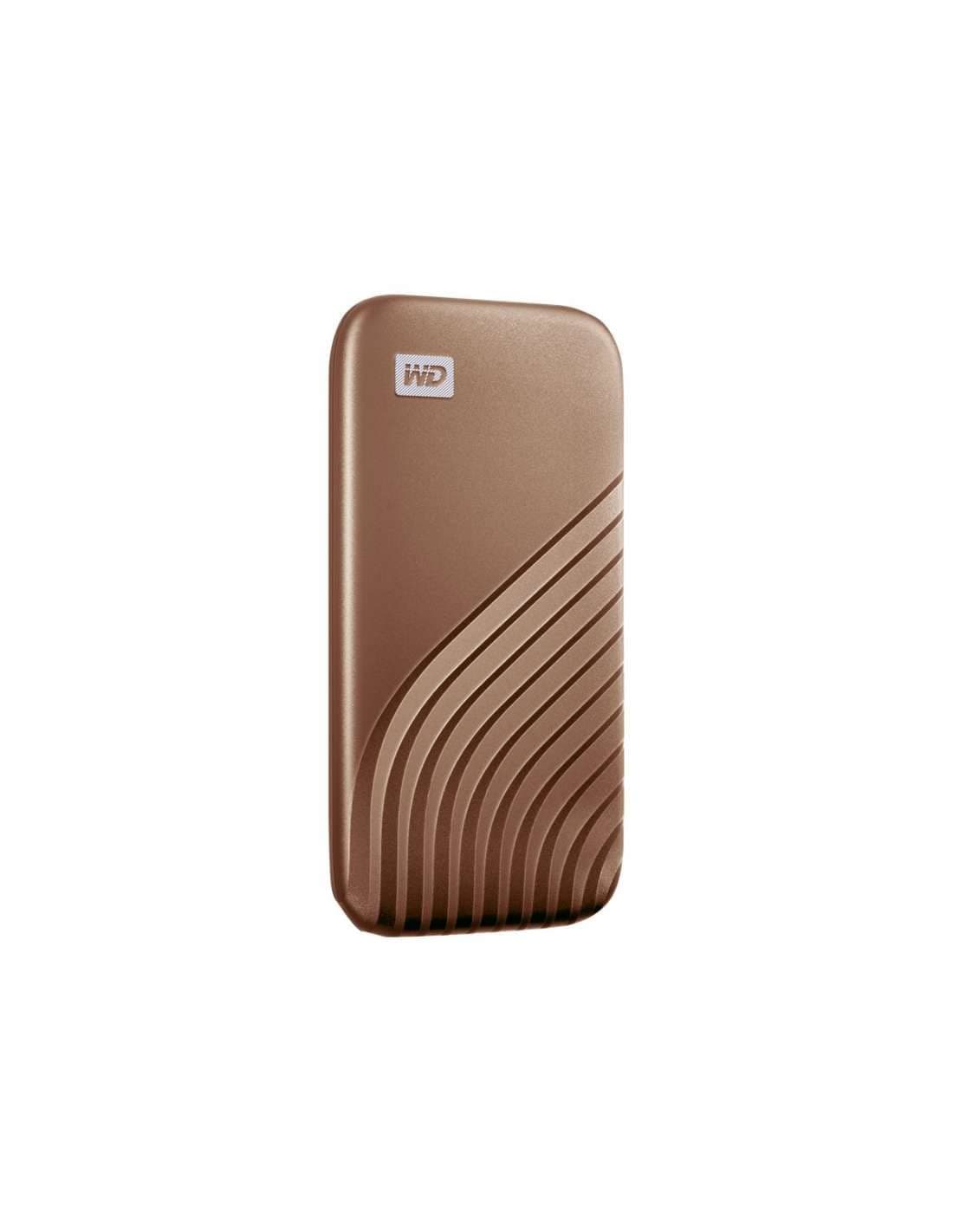 WD My Passport SSD 1 TB mobiler SSD Speicher (NVMe-Technologie, USB-C und USB 3.2 Gen-2 kompatibel, Lesen 1050 MB/s, Schreiben 1000 MB/s) Rose Gold