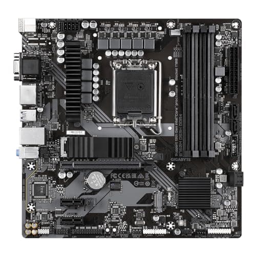 GIGABYTE B760M DS3H DDR4 Motherboard - Unterstützt Intel Core 14. Generation CPUs, 6+2+1 Phasen Digital VRM, bis zu 5333MHz DDR4 (OC), 2xPCIe 4.0 M.2, 2.5GbE LAN, USB 3.2 Gen2 Bild 6