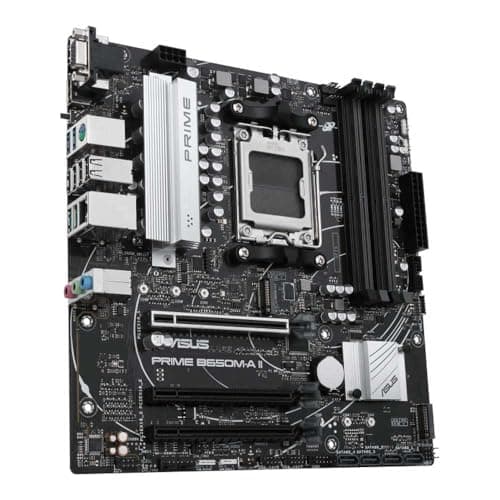 ASUS Prime B650M-A II-CSM Mainboard Sockel AMD AM5 (Ryzen 7000, mATX, DDR5, PCIe 5.0, 2.5GB Ethernet, DisplayPort, HDMI, VGA, USB 3.2, BIOS Flashback, Aura Sync) Bild 4
