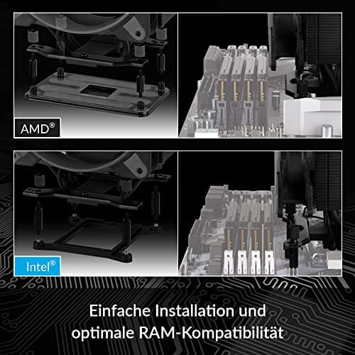 ARCTIC Freezer 34 eSports DUO - CPU Kühler, Tower CPU Luftkühler mit BioniX P-Serie Lüfter in Push-Pull, 120 mm PWM Prozessorlüfter, Intel und AMD kompatibel, LGA1700 kompatibel - Grau Bild 6