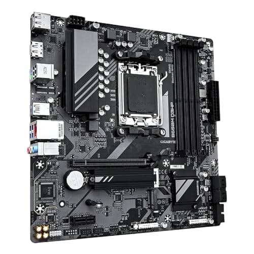 GIGABYTE B650M D3HP Mainboard - AMD Ryzen 9000er-Serie, 5+2+2 Phasen VRM, bis zu 7600 MHz DDR5 (OC), 2xPCIe 4.0 M.2, 2,5 GbE LAN, USB 3.2 Gen 1 Bild 4