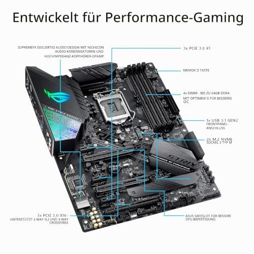 ASUS ROG Strix Z390-F Gaming Motherboard LGA1151 (Intel 8th and 9th Gen) ATX DDR4 DP HDMI M.2 USB 3.1 Gen2 Gigabit LAN Bild 8