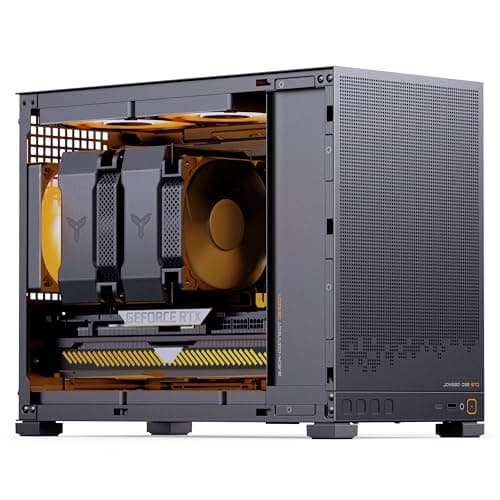 Jonsbo D32 STD Mesh PC-Gehäuse Schwarz | Mini Case für Micro-ATX, Back-Connect-kompatibel, starker Airflow, kompakt & stylish für Gaming Builds Bild 4
