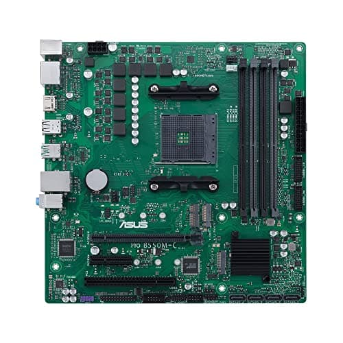 ASUS PRO B550M-C/CSM Business Mainboard Sockel AM4 (AMD B550, Ryzen AM4, Micro-ATX, 2X M.2, PCIe 4.0, 1Gbit/s Ethernet, USB 3.2 Gen 2 Typ C) Bild 4