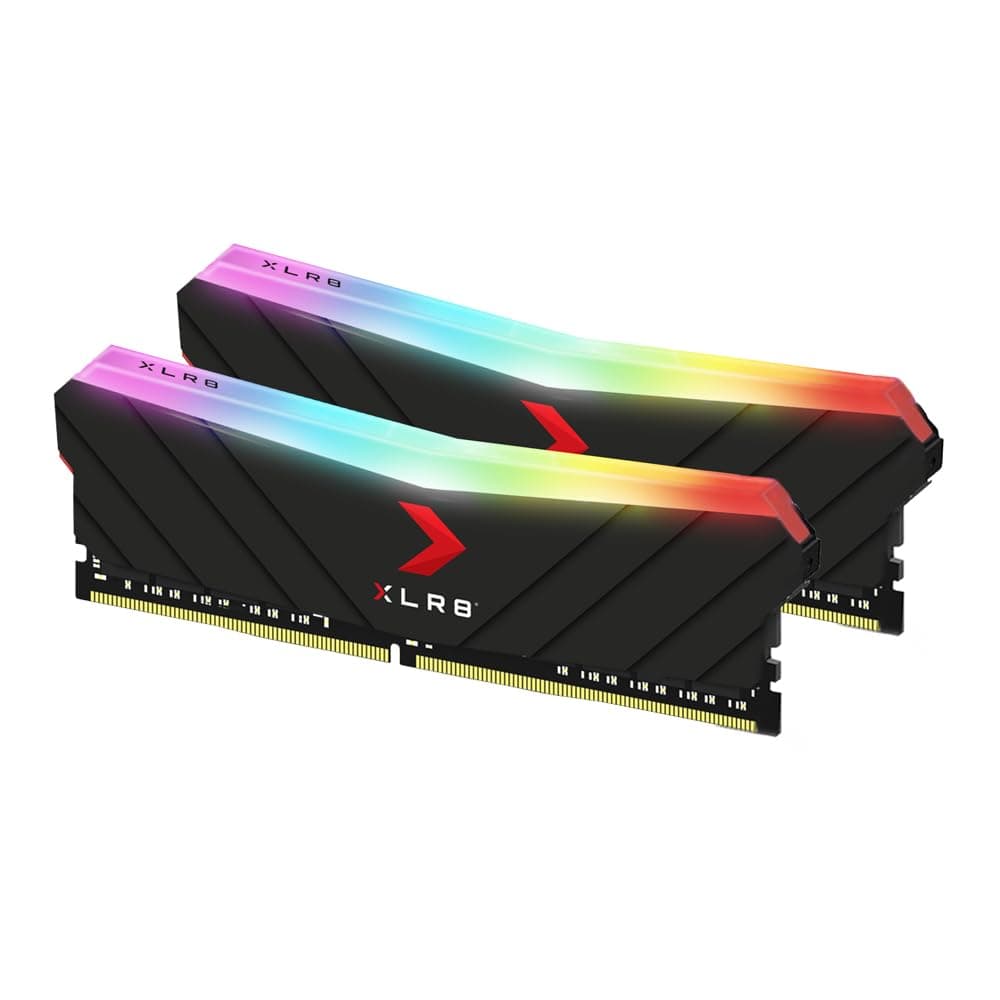 PNY XLR8 Gaming Epic 32GB (2x16GB) Desktop Memory Dual Pack XLR8 RGB DDR4 3200 MHz Schwarz