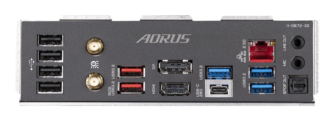 GIGABYTE Z790 AORUS Elite AX Motherboard - Unterstützt Intel Core 14th Gen CPUs, 16+2+1 Phase Digital VRM, 7600MHz DDR5 (OC), 4X PCIe 4.0 M.2, 2.5GbE LAN, USB 3.2 Gen 2x2 Bild 8