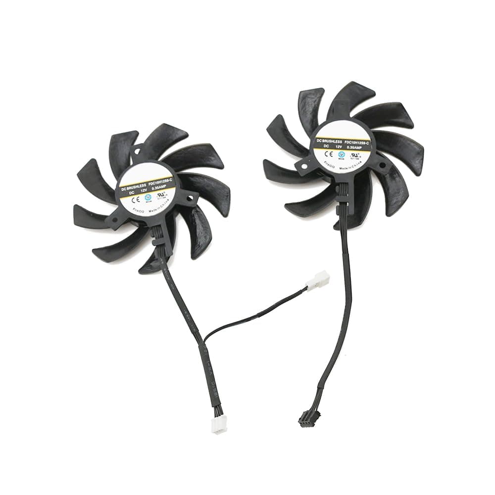 SISS Grafikkartenlüfter für Dell RTX 3060 OEM/DELL,Lenovo & HP RTX 3060 Ti OEM - Effiziente und Effektive Luftkühlung, 4-Pin Anschluss, Set mit 2 Lüftermodulen Bild 7
