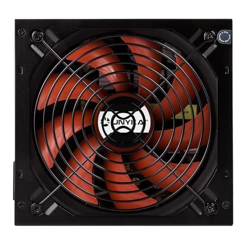 UNYKAch ATX 550 W Gaming-Netzteil mit 140 mm leisem Lüfter und Leistungskorrektur (PPFC) Bild 4