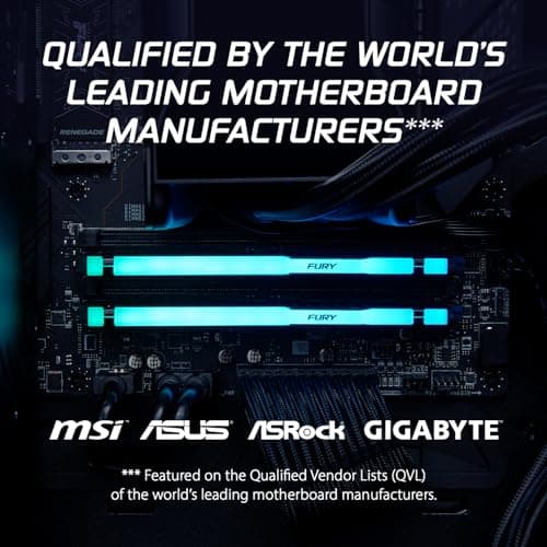 Kingston FURY Beast Schwarz RGB EXPO 32GB 6800MT/s DDR5 CL34 DIMM Desktop Gaming Speicher Kit mit 2 - KF568C34BBEAK2-32 Bild 6
