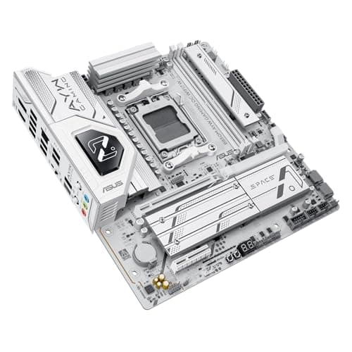 ASUS B850M AYW Gaming OC WIFI7 W, Motherboard AMD Micro-ATX, 12 + 2 + 1 Phasen, Stromversorgung, DDR5, PCIe 5.0, 3 M.2-Steckplätze, Wi-Fi 7, Ethernet Realtek 2,5 GB, USB-C mit 20 und 10 Gbit/s, BIOS Bild 8