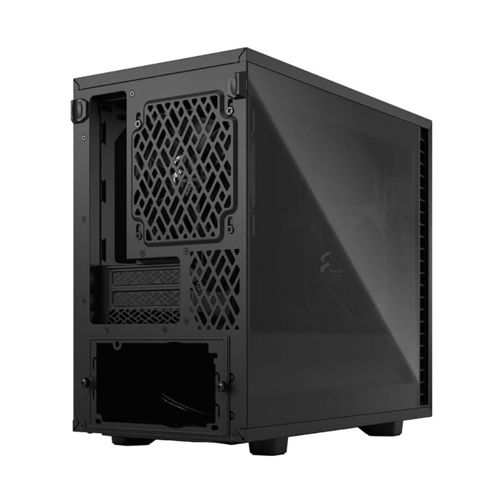 Fractal Design Define 7 Nano Black Brushed Aluminum/Steel Mini ITX Silent Light Tinted Tempered Glass Window Nano Tower Computer Case Schwarz/schiere Freude Bild 7
