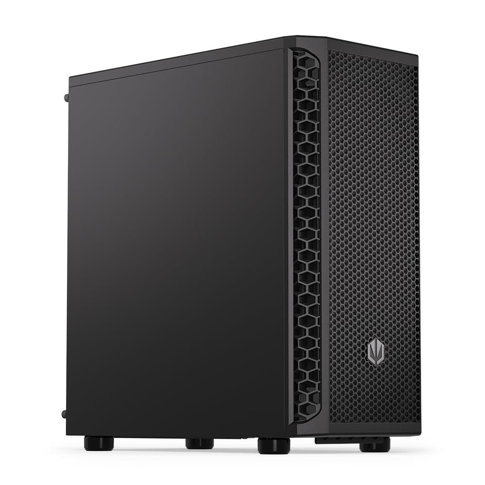 ENDORFY Signum 300 Solid PC Gehäuse ATX, Mesh Front, 1x Stratus 120 PWM, Unterstützung für 360 mm Radiator, GPU bis 350 mm, Staubfilter, Schwarz Bild 2