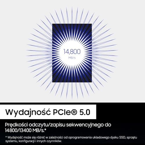 Samsung 9100 PRO Heatsink NVMe M.2 SSD, 8 TB, PCIe 5.0, 14.800 MB/s Lesen, 13.400 MB/s Schreiben, Interne SSD für PC- sowie Konsolen-Gaming und Videobearbeitung, Schwarz, MZ-VAP8T0CW Bild 6