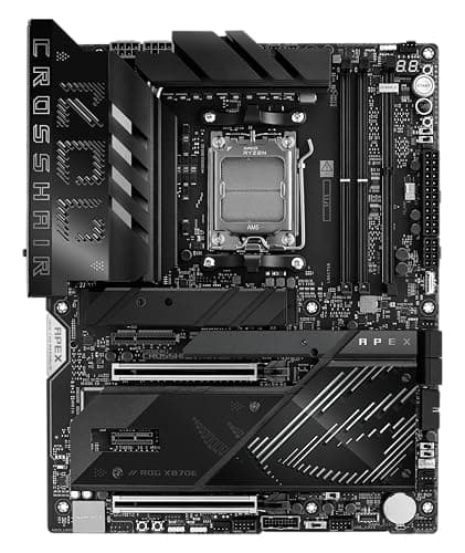 ASUS ROG Crosshair X870E APEX AMD X870E AM5 ATX Motherboard, Advanced AI PC-Ready, 18+2+2 Stufen, DDR5, ROG Memory Fan, ROG DIMM.2 Card, Wi-Fi 7, 5G LAN, 3X M.2, PCIe® 5.0, USB4®, USB Type-C®, AI OC Bild 6