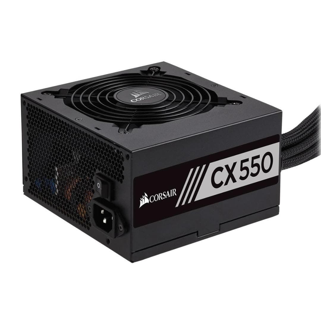 Corsair CX550 80 Plus Bronze, Nicht modulares ATX-Netzteil, geräuscharm, 550 W, Schwarz 550W Bild 5