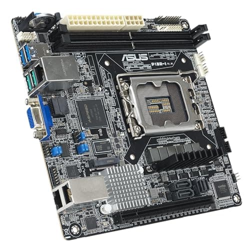 ASUS P13R-I Server Mainboard Sockel Intel LGA 1700 (mini-ITX, 2X DDR5 ECC UDIMM, 1x M.2, Dual-LAN, 6X SATA, 1x PCIe 5.0, 2X USB 10Gbit/s)