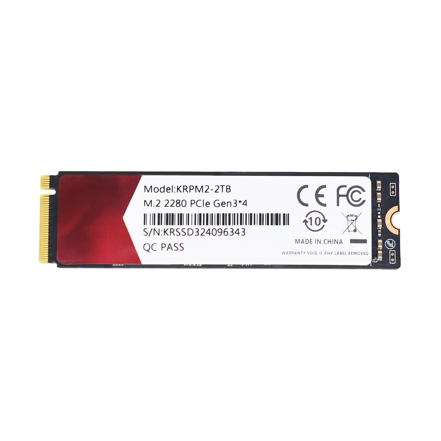 Yahboom 2TB SSD, PCIe Gen3 NVMe M.2 2280, Up to 3500MB/s, for Jetson Orin,RPi,Laptop,PC,Handheld Gaming Consoles, Solid State Drive,Only 2TB SSD Bild 2