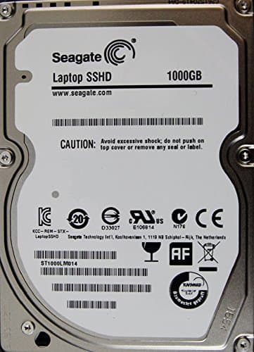Seagate Hybridfestplatte mit 1 TB Speicher und 8 GB SSD Flashspeicher, 5.400RPM, 64 MB, SATA, 9,5 mm, ST1000LM014 Bild 4