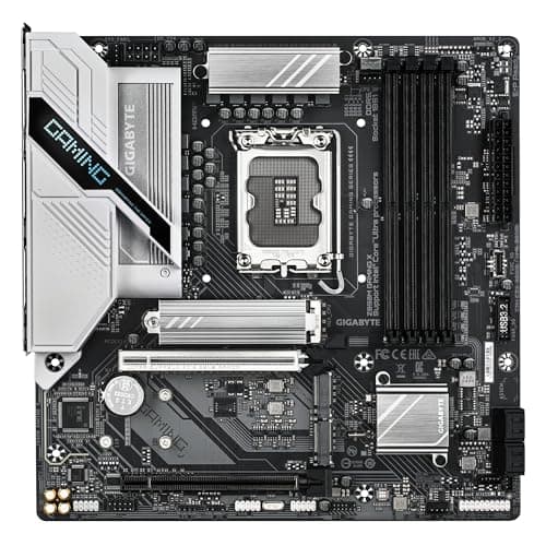 GIGABYTE Z890M Gaming X Motherboard - Unterstützt Intel Core Ultra (Serie 2) CPUs, 8+1+2 Phasen VRM, bis zu 8800MHz DDR5 (OC), 1xPCIe 5.0 + 2xPCIe 4.0, 2.5GbE LAN, USB 3.2 Gen 1 Bild 4