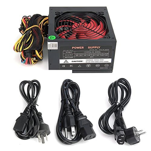 850W 12V ATX Computer Netzteil 12Cm Lüfter 20/4Pin Für Intel AMD Pc 110V-230V - Eu-Standard Bild 2