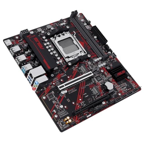 ASUS EX-B850M-V7, Motherboard AMD Micro-ATX, DDR5-Slot, PCIe 5.0 Ready, Zwei M.2-Steckplätze, Ethernet Realtek 5 GB, HDMI 2.1, SATA 6 Gbit/s, USB-Anschlüsse hinten mit 10 Gbit/s und vorne USB-C mit 5 Bild 6