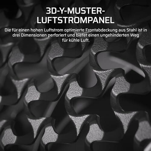 CORSAIR Frame 5000D RS ARGB Modulares Hohem Luftstrom Mid-Tower-PC-Gehäuse – 4X Vorinstallierte RS-Lüfter, InfiniRail-Lüfterbefestigungssystem, Kompatibel mit Reverse-Connector-Mainboards – Schwarz Bild 8