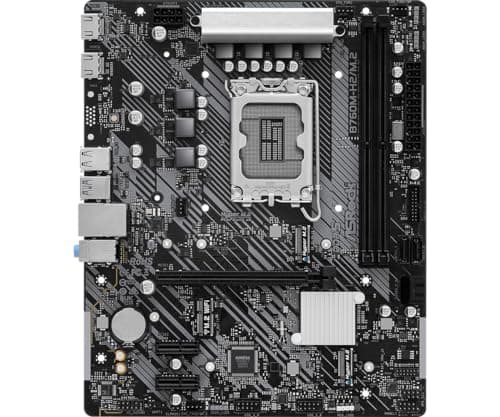 Asrock B760M-H2/M.2, Intel B760, 1700, Micro ATX, 2 DDR5, 2 HDMI, 2.5G LAN, PCIe4, 2X M.2 Bild 4