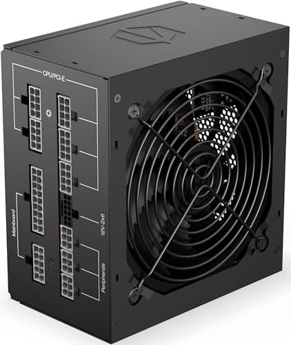 ENDORFY Supremo FM6 850W Netzteil ATX 3.1 PCIe 5.1, 80 Plus Gold, Cybenetics Platinum, Vollmodulares PSU, 12V-2x6, Leiser Fluctus 120 mm Lüfter, Japanische Kondensatoren