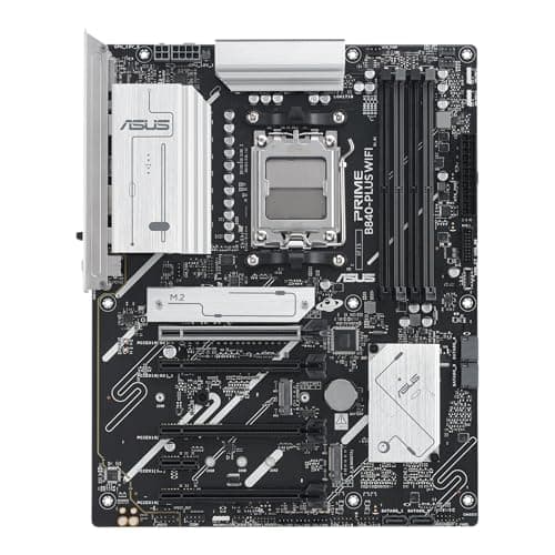 ASUS Prime B840-PLUS WiFi-CSM AMD AM5 B840 ATX Commercial CSM Motherboard, Advanced AI Ready, DDR5, PCIe 4.0, 3X M.2, Wi-Fi 6E, 2.5G LAN, DP, HDMI, USB Type-C, BIOS Flashback, ASUS Control-Center Bild 6