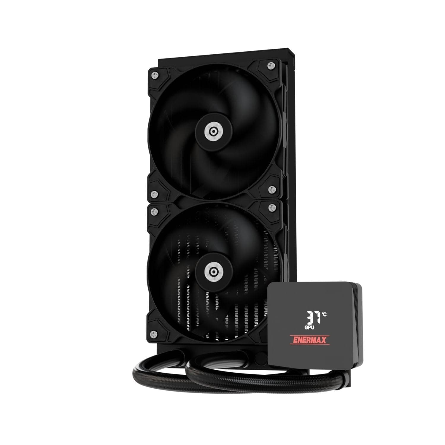 ENERMAX LIQMAX IV 240mm AIO CPU Wasserkühlung|Dual Chamber|TDP 360W+|Intel LGA 1851/1700/115x/2066| AMD AM5/AM4 |Digital Anzeige |2x 120 PWM Performance Flow Fan|ELC-LMIV240-SF Bild 3