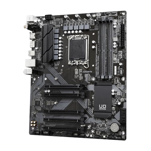 GIGABYTE B760 DS3H AX DDR4 Mainboard - Unterstützt Intel Core Prozessoren der 14. Generation, 8+2+1 Phasen digitales VRM, bis zu 5333MHz DDR4 (OC), 2X PCIe 4.0 M.2, Wi-Fi 6E, GbE LAN, USB 3.2 Gen 2 Bild 6
